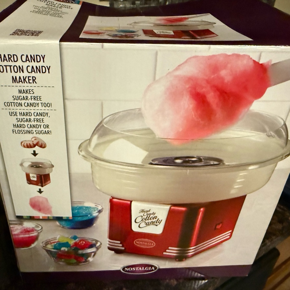 Nostalgia Black Cotton Candy Maker